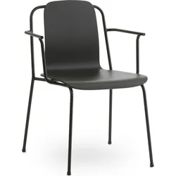 Studio Stuhl schwarz mit Armlehnen
