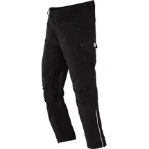 Terrax Workwear Arbeitshose im sportlichen Look - Bundhose mit reflektierenden Details in Schwarz 58