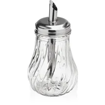 Was Germany - Zuckerspender Set, 120 ml, Ø 7 cm, Set á 6 Stück, Edelstahl, Glas
