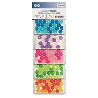 Glorex  Kunststoff Perlen Eis-bunt 8 mm 50 g