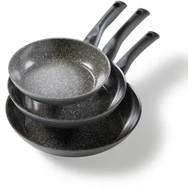 STONELINE CERAMIC Pfannen-Set 3-tlg. 20 cm + 24 cm + 28 cm