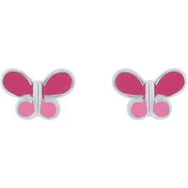 Prinzessin Lillifee Ohrstecker Schmetterling rosa 2037947 Silber 925