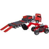 Bruder MAN TGA Tieflader mit Manitou Teleskoplader MLT 633