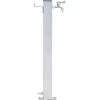 VidaXL Wassersäule für den Garten 60 cm Edelstahl Quadratisch