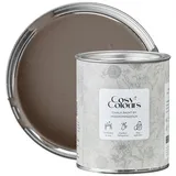 MissPompadour Kreidefarbe Warm Grey - Holzfarbe, Holzlack matt innen 750ml, Kreidefarbe für Holz, Metall, Kunststoff - CosyColours Grautöne