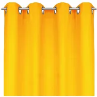 BestLivings Blickdichte Orange Gardine mit Ösen in 140x175 cm