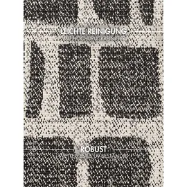 Ted Baker Ruskin Wendeteppich", grau Schwarz weiß), B:200cm H:8mm L:300cm, Polypropylen, Teppiche, Teppich, Designteppich, Wetterfest, Pflegeleicht, Modern, Wohnzimmer, Terrasse