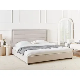 Beliani Rouen 180 x 200 cm Hellbeige
