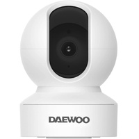 Daewoo Innenkamera IP501, Full HD 1080P, Bidirektionales Audiosystem, motorisiert, Bewegungserkennung, Nachtsicht, Weiß