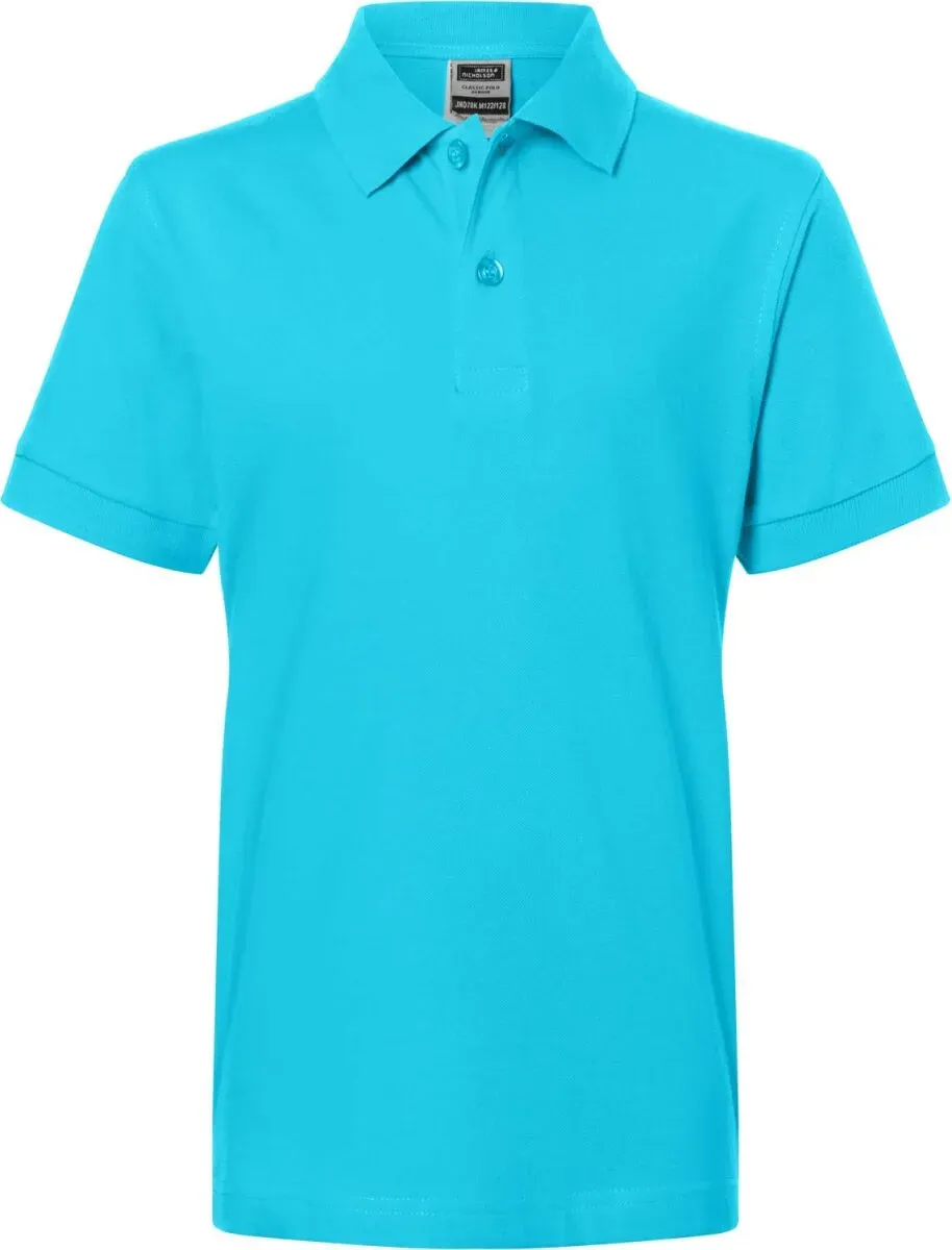 James & Nicholson Kinder Piqué Polo JN070K pacific XXL (158/164)