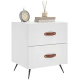 vidaXL Nachtschrank 40 x 35 x 47,5 cm Weiß