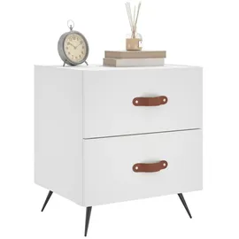 vidaXL Nachtschrank 40 x 35 x 47,5 cm Weiß