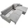 A.Z. Iwaniccy Ecksofa Webstoff 280 x 170 cm Hellgrau