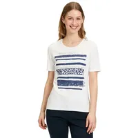 Betty Barclay Basic Shirt mit Aufdruck Patch Cream/Dark Blue,46