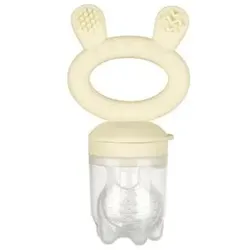Fruchtsauger und Gefrierhülle Set - Creme 1 St