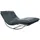 W.Schillig Relaxliege daily dreams Leder 95 x 85 x 169 cm Blau mit Kissen