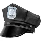 Widmann Polizeimütze schwarz Größenverstellbar