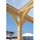 SKANHOLZ Carport Westerwald 3,62 x 6,48 m unbehandelt inkl. Pfostenanker