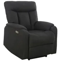 Femo Fernsehsessel FM-3215, Anthrazit - Mikrofaser - 1-motorig mit elektrischer Relaxfunktion