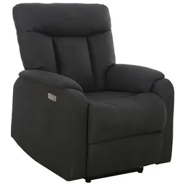 Femo Fernsehsessel FM-3215, Anthrazit - Mikrofaser - 1-motorig mit elektrischer Relaxfunktion