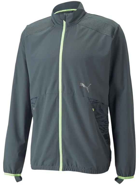 Puma RUN Laufjacke Herren - dunkelgrau-S