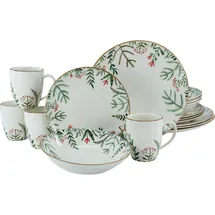 CreaTable CreaTable, Geschirrset, Greenery Leaves (16 Stück)