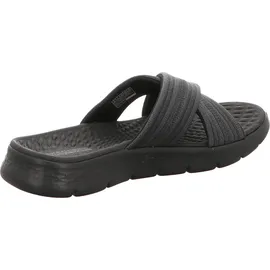 SKECHERS GO WALK FLEX SANDAL - IMPRESSED Schwarz Sandal Gr. 42