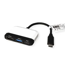 Value Display Adapter USB Typ C - HDMI, USB 3.2 Gen 1 Typ A, Typ C PD