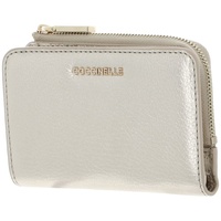 Coccinelle Metallic Soft Wallet Grained Leather Pale Gold