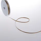 Deko und Band Dekoband Satin Cappuccino 3 mm 50 m