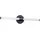 EGLO LED Spiegelleuchte Ramola, Lampe Spiegel Badezimmer, Spiegellampe aus Metall in Schwarz und Kunststoff in Weiß, warmweiß - kaltweiß, IP44, L 60 cm