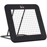 Homcom Fußball Rebounder Schwarz 128L x 118B x 120H cm