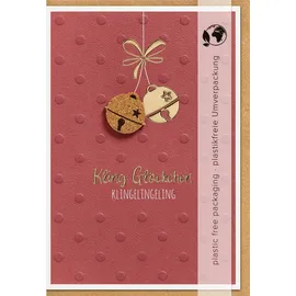 Perleberg 3 Stück Perleberg Weihnachtskarte Moments Collection Kork 4027421720672 Perleberg