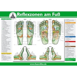 Reflexzonen der Füße (Tafel A2)