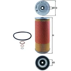 Ölfilter MAHLE OX 75D