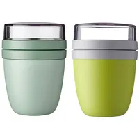 Mepal Lunchpot Ellipse Mixed nordic sage & lemon lime 500 ml + 200 ml