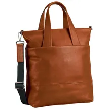 LEONHARD HEYDEN Hamburg Shopper Leder Cognac