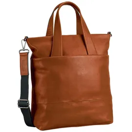 LEONHARD HEYDEN Hamburg Shopper Leder Cognac
