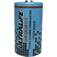 Ultralife UHR-ER34615-X Spiral Cell - D Rundzelle Hochstrom Lithium-Thionylchlorid