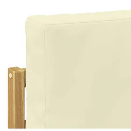 vidaXL Ecksofa Set 7-tlg. Weiß/Creme