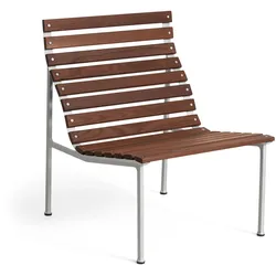 HAY - Traverse Outdoor Lounge Stuhl, Aluminium / Esche geölt