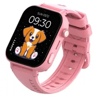 Garett Kids Rel 4G 1,85 Zoll BT Gehäuse Kunststoff Rosa Sportarmband Rosa M