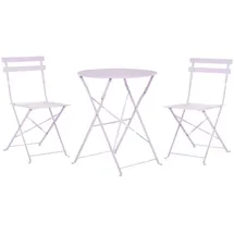 Beliani Balkonset 3-tlg. Violett