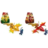 LEGO NINJAGO Arins Drachengleiter, Ninja-Set & NINJAGO Kais Drachengleiter, Ninja-Set