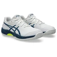 Asics Gel-Game 9 GS Clay/OC Sneaker, White Restful Teal, 37 EU