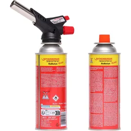 Rothenberger Industrial Gasbrenner inkl. Piezozünder, inkl. Gasflasche 1 Set