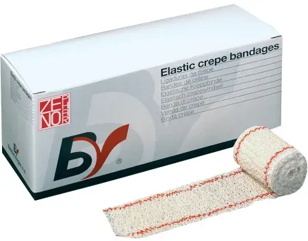 Elastische Kreppbinde 5cm x 4m Mit Rotem Faden 1 Stück (418)