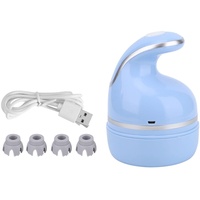 Restokki Scalp Massager kopfmassage kopfmassagegerät USB 3D-Kopfmassage für Katzen Automatisches Massagegerät(Blau)