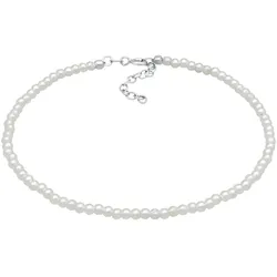 Elli Perlen Synthetisch Klassik Basic 925 Silber Fußketten   Damen 