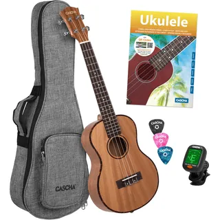 Cascha 2049 Premium Mahagoni Tenor Ukulele Bundle